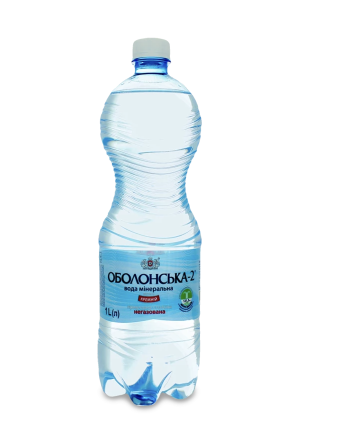 Вода мінеральна с/газ Оболонь Оболонська 1л ПЕТ